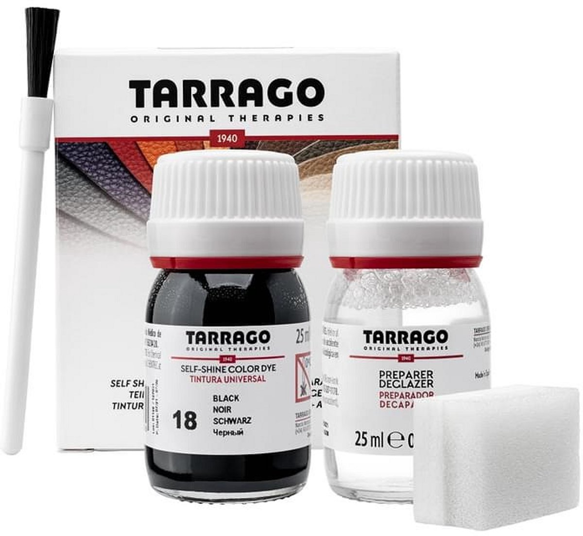 Tarrago leerverf - 018 zwart