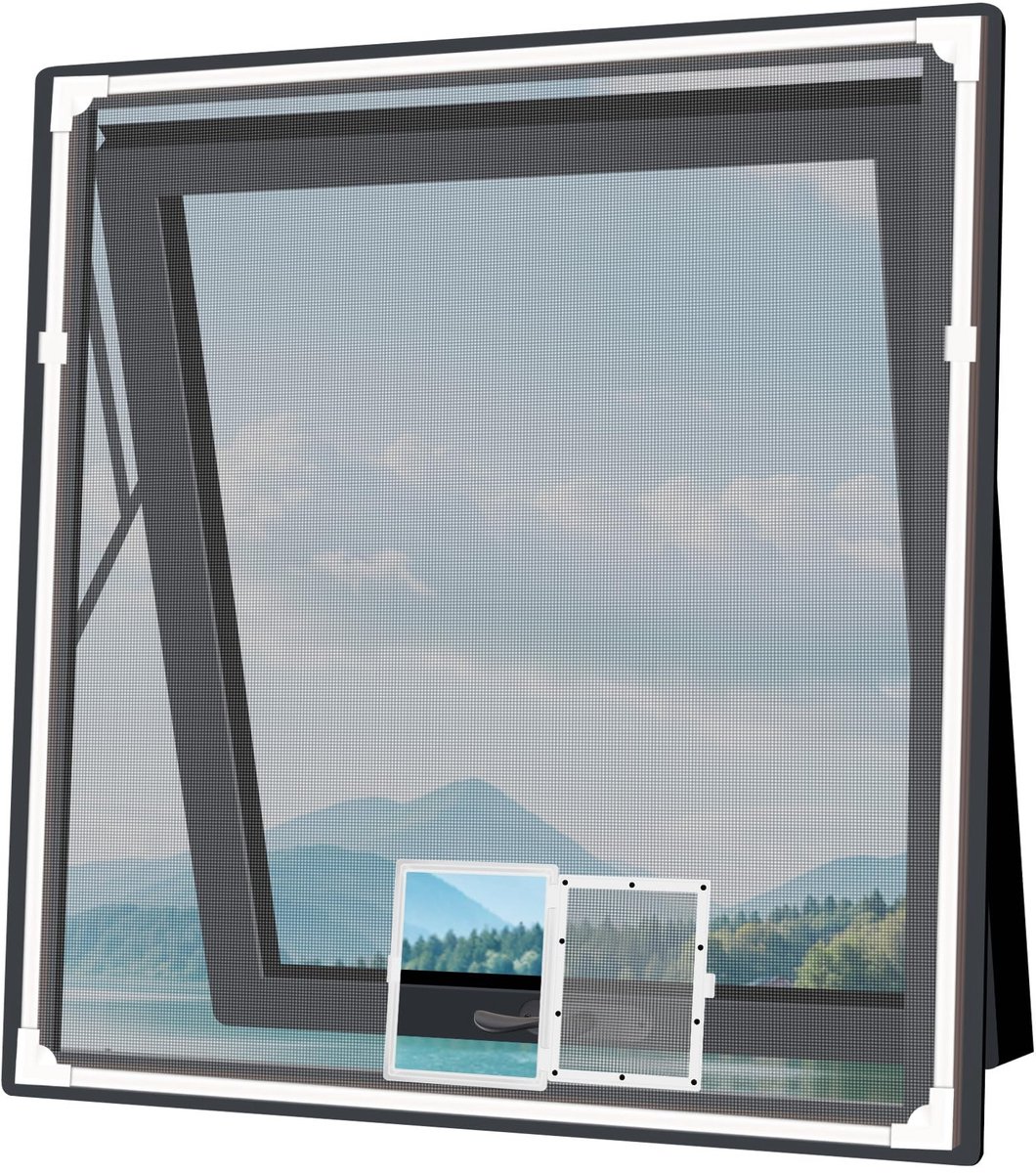 Elzusha - Insectenwerende Vliegengordijn met Magnetische Frame