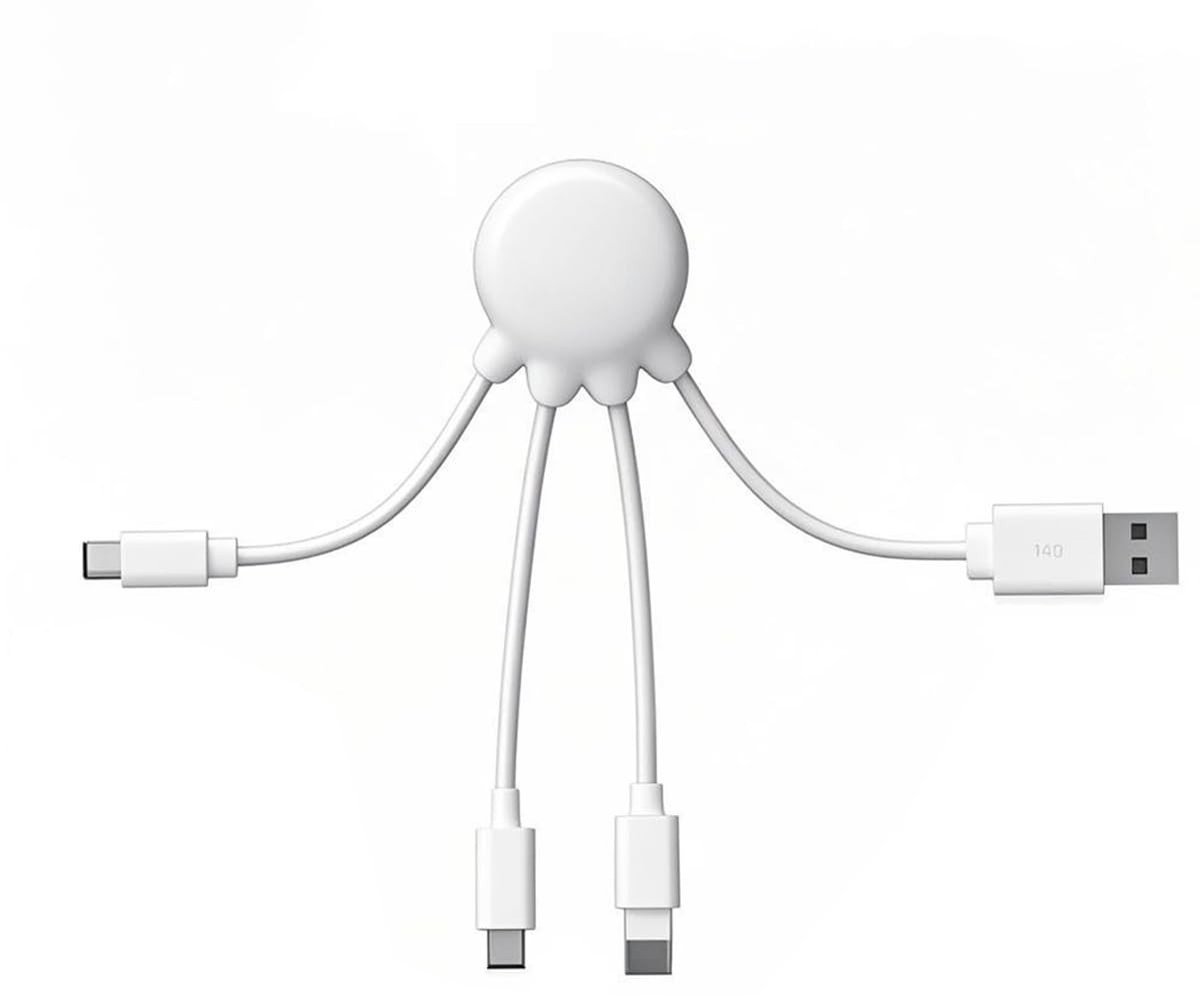Elzusha - Multifunctionele USB Kabel 4-in-1 in Octopus Vorm