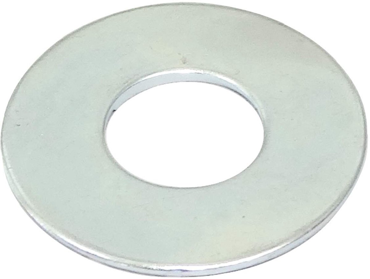Elzusha - 20 Stuks Platte Ringen M10 - Gegalvaniseerd Staal DIN9021
