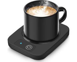 Koffiemok Warmer Elektrisch – Automatische Uitschakeling & Temperatuurinstelling | Mokwarmer voor Kantoor | Voor Koffie, Cacao & Melk