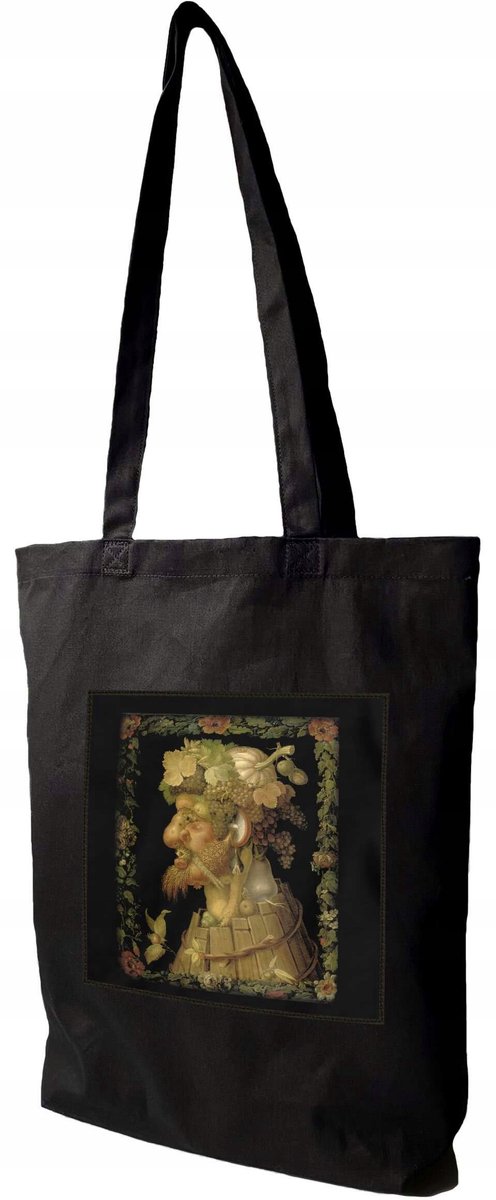Giuseppe Arcimboldo Shopper Tas met Patch 'Herfst' - Canvas