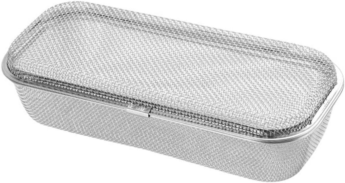 Grote RVS Bestekmand voor Vaatwasser - Ideaal voor Organisatie, Ruimtebesparend en Duurzaam (26.5cm x 11.5cm x 7.5cm)