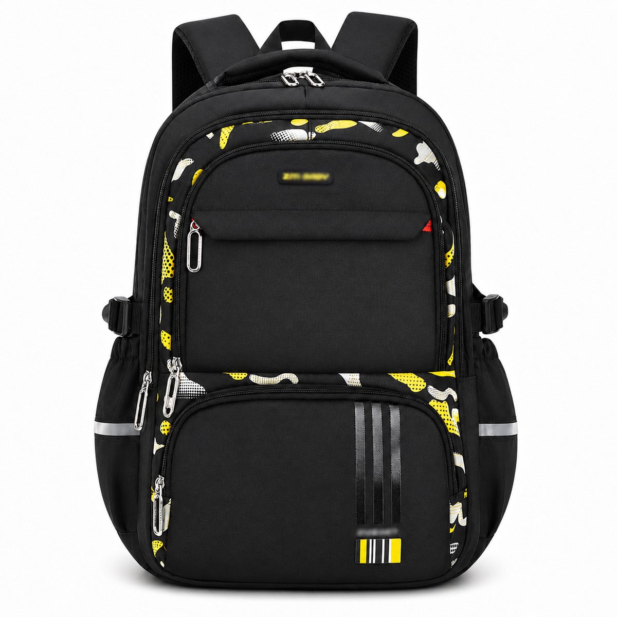 Schoolrugzak voor Jongens - Lichtgewicht Waterbestendig Model - 46x31x16cm - Ergonomisch Ontwerp voor School en Reizen - Zwart
