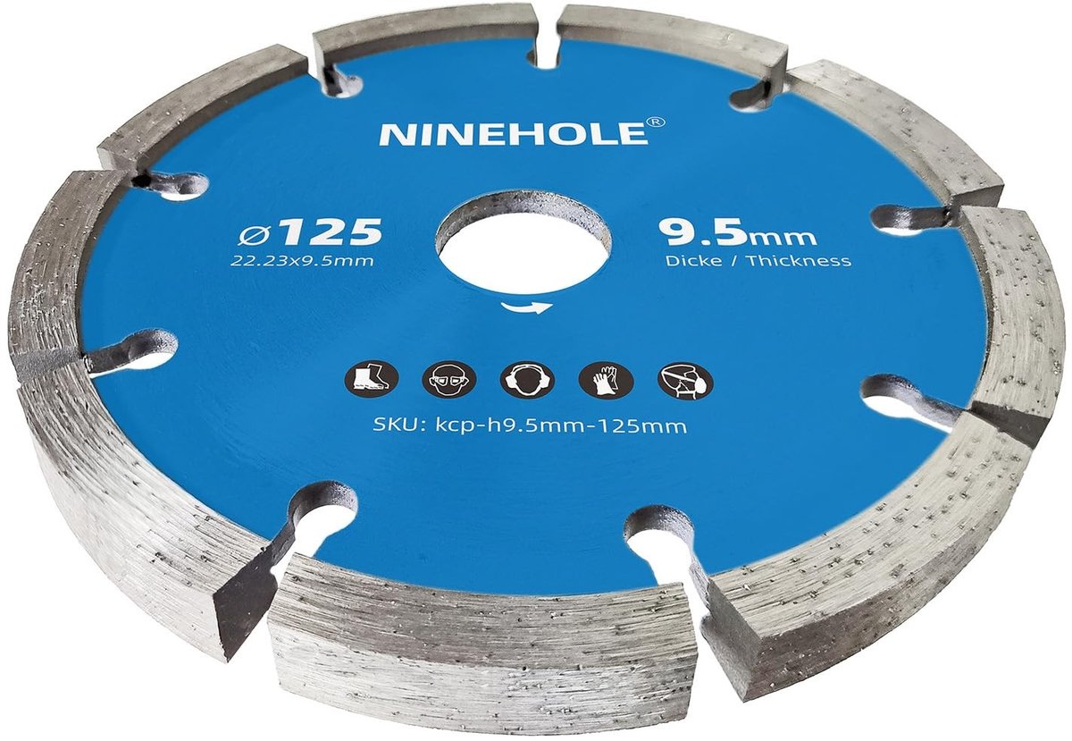 Elzusha - Diamant Snijdiskring 125mm voor Mortel en Beton
