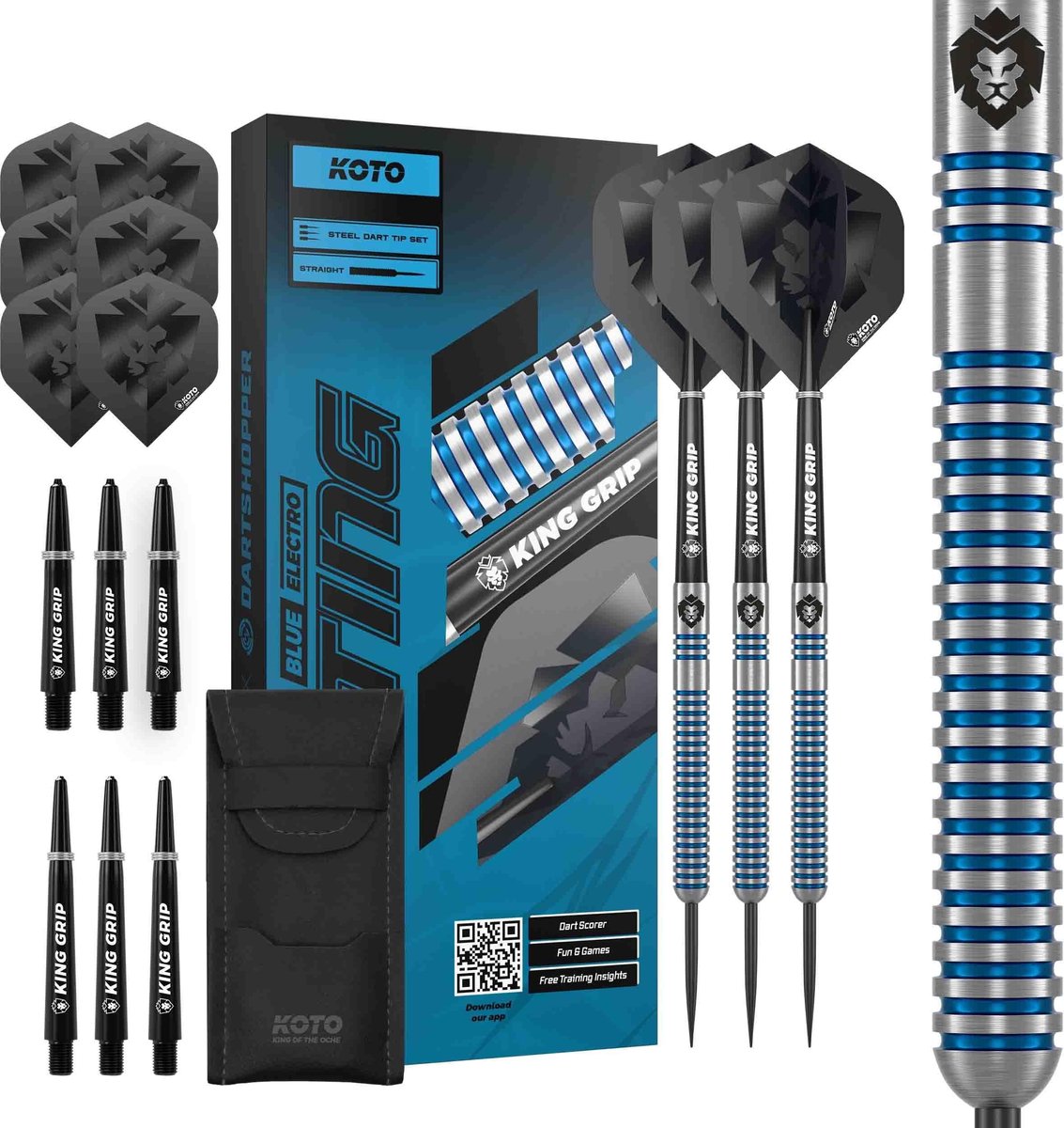 Elzusha - Professionele Dartpijlen van 90% Tungsten met Accessoires