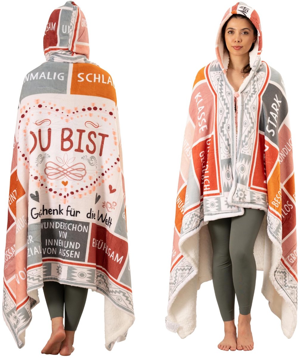 Elzusha - Luxe Cuddly Dekentje met Emotionele Boodschap