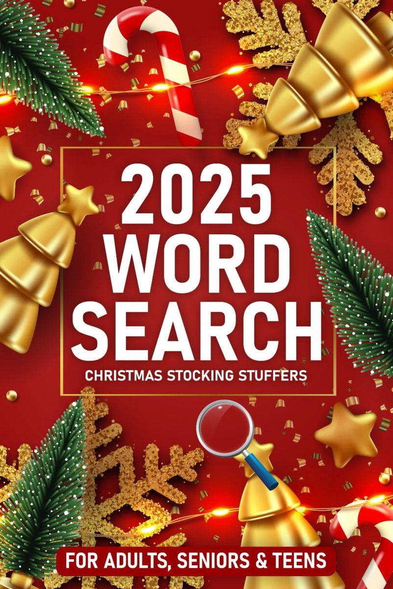 Stocking Stuffers For Adults : 2025 Word Search Puzzles For Adults Large Print: Word Search Puzzle Book For Adults - ShopVlot