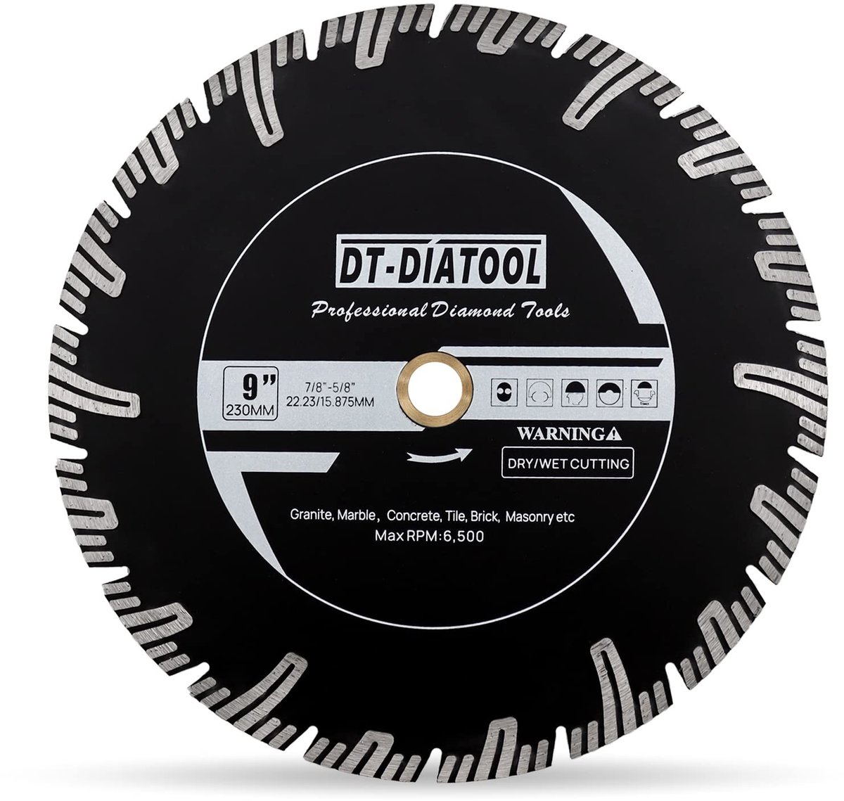 Elzusha - Diamant Zaagblad 230mm - Turbo snijden voor steen en beton