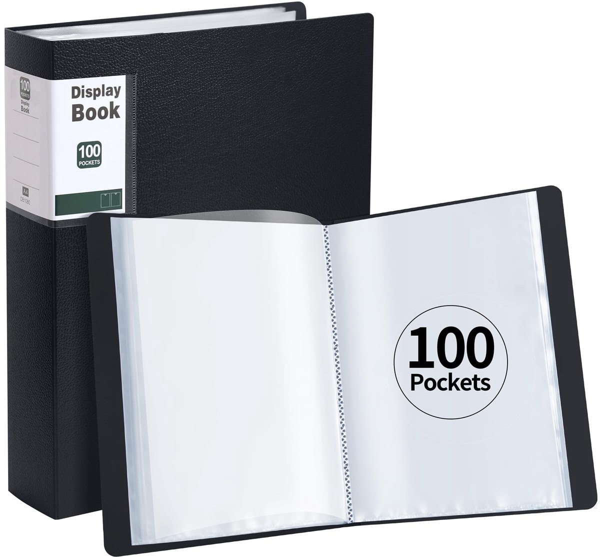 Elzusha - Set van 2 A4 Document Beschermhoezen met 100 Pockets