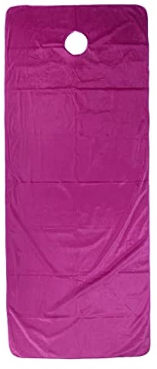 Comfortabele Spa Massage Tafelbed Cover 80 x 200 cm met Gezichtsgat - Wasbaar