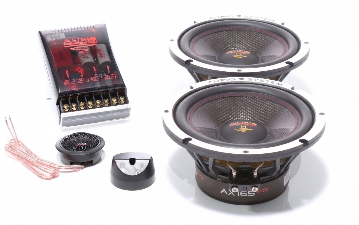 Audio System Helon H165-4 EVO3 Dual Nieuw 2026 model / Kickbass 16.5cm / 6.5 inch Composet / Speakers 2 x 320W RMS