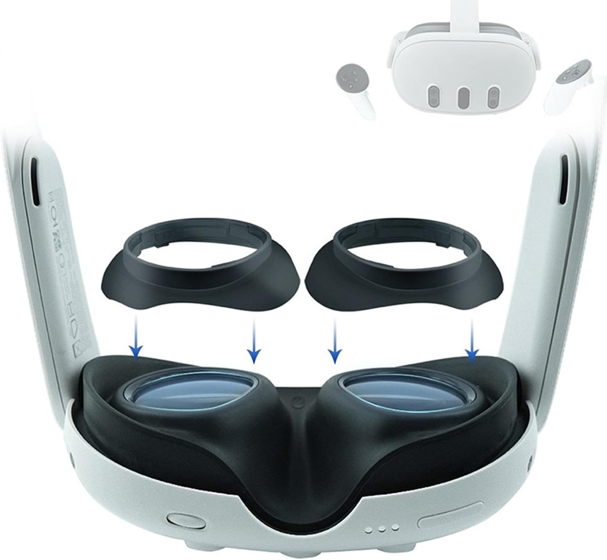 Anti-scratch Ring voor VR Headset, Bescherming tegen Krassen voor Bril en Lenzen, Ideaal voor Myopie en Gaming Accessoires