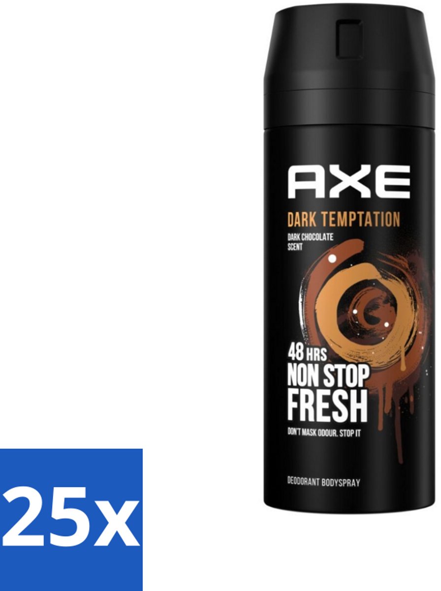 Axe - Deodorant - Spray - Dark Temptation - 48h - 150ml x 25