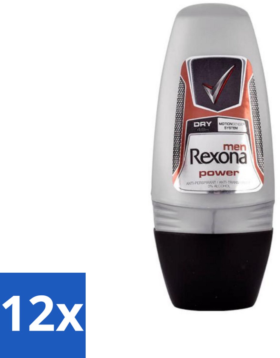 12 x Rexona - Advanced Protection - Deo Roll-on - Anti-transpirant - 50 ml - Deo Roll-on - Anti-transpirant - Zweetbehandeling - Geurverlichting - Zweetbescherming