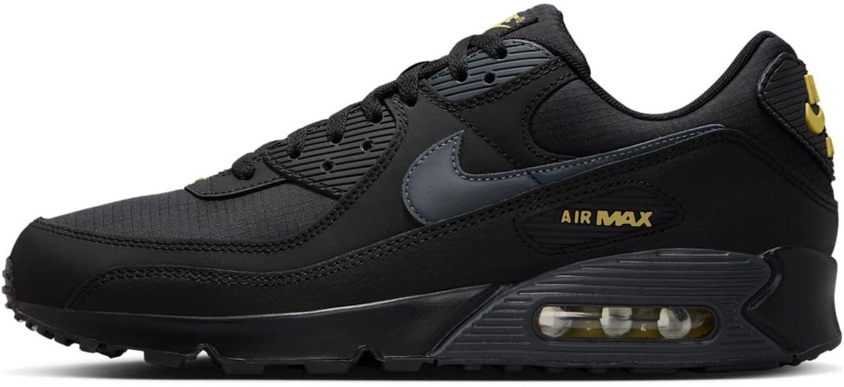 Nike Air Max 90 Sneakers – Buff Air Max Lifestyle Heren Sneakers Zwart