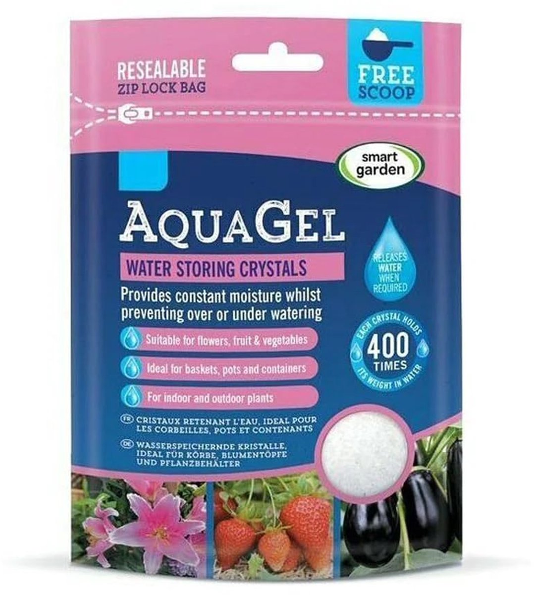Smart Garden AquaGel Water Opslag Kristallen 800g - ShopVlot