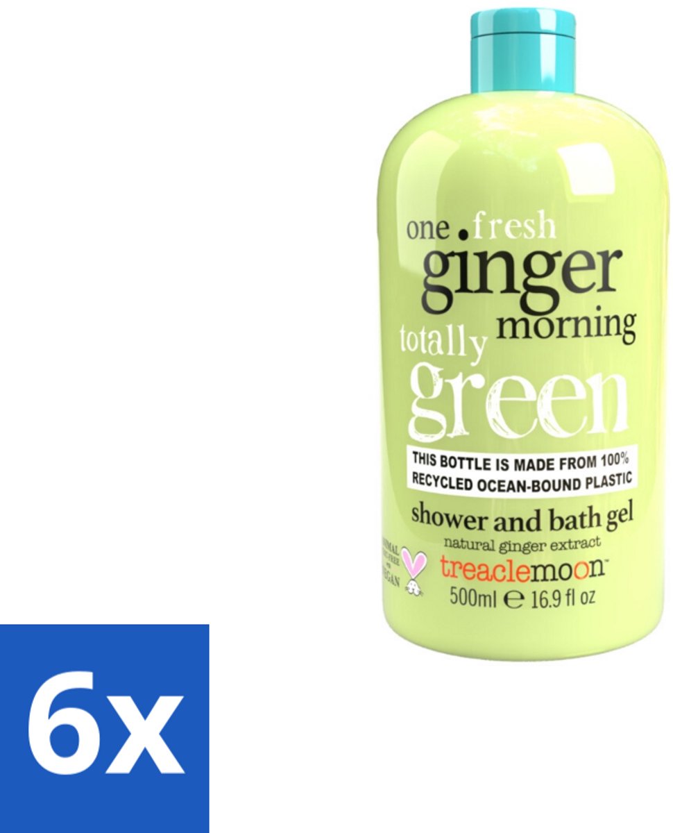 Treaclemoon – Douchegel – One Ginger Morning – 500 ml - Voordeelverpakking - 6 stuks