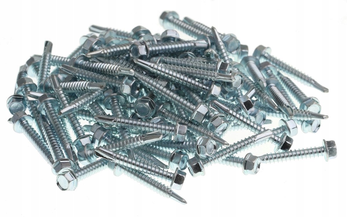 Zelfborende Metaalschroeven 5,5x38mm Verzinkt - 100 Stuks