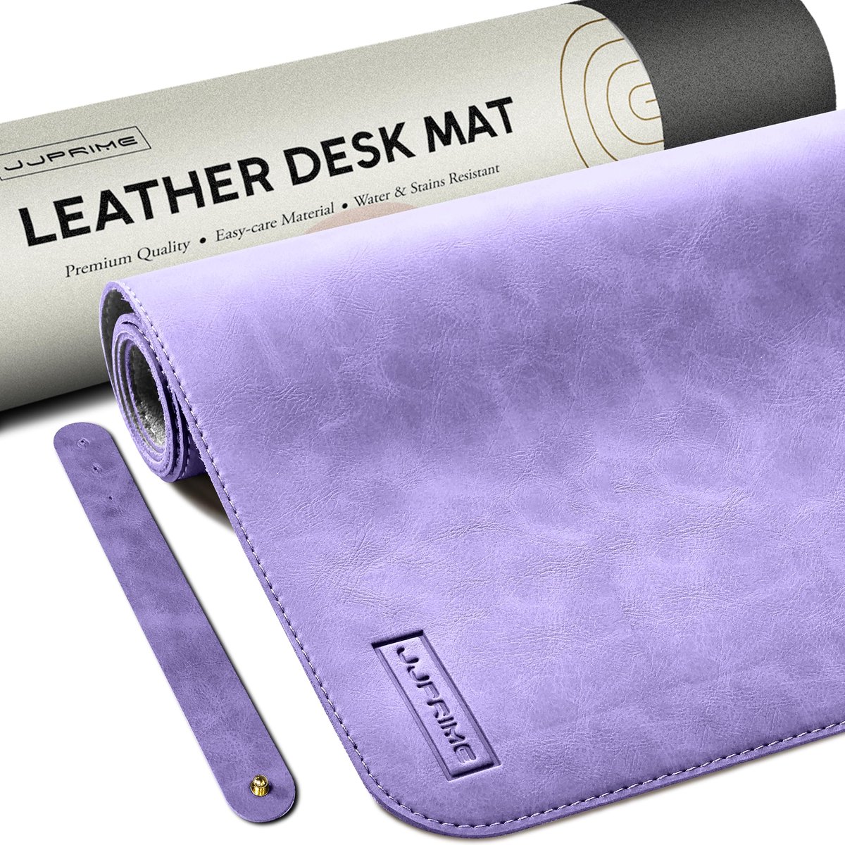 90x40 CM Leer Muismat XXL - Leather Desk Mat - Mouse Pad XXL, Paars - ShopVlot