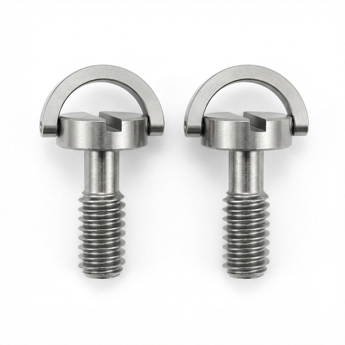 Set van 2 RVS 1/4 Inch Tripod Schroeven voor Camera's, Monopods en Statiefaccessoires met Snelle Bevrijding