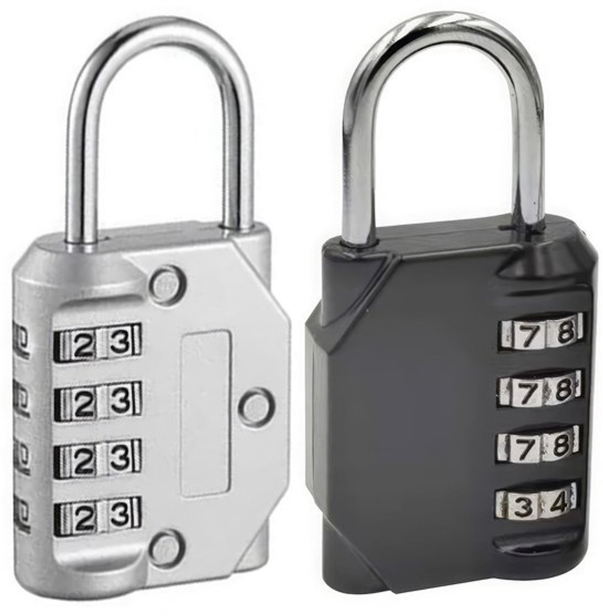 Hangslot Digitale Combinatie - Waterdicht - Zinklegering - 10.000 Combinaties - Sleutelvrij - Sportlockers/Gereedschapskisten - Combinatieslot