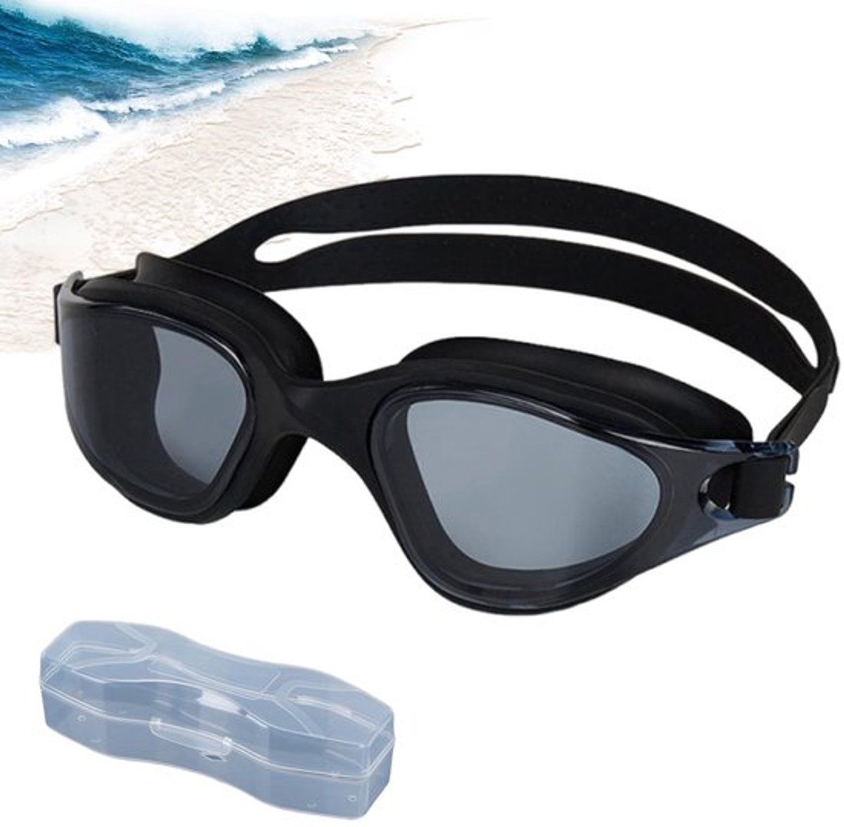 Zwembril Kinderen - Professionele Zwembril - Anti-condens - Waterdicht - Zachte Siliconen Afdichtingen - Geschikt voor 3-15 Jaar - Duikbril