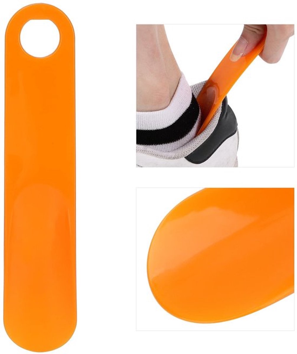 Schoenlepel Duurzaam - Schoenlepel metaal - Handgreep rubber - Stevig ontwerp - Voor mannen/vrouwen - Geschikt voor reizen - Schoenhulp