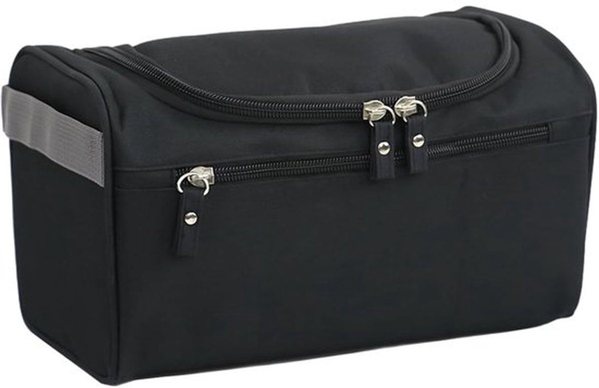 Toilettas waterdicht - Toilettas met haak - Toilettas groot - Toilettas dames/heren - Cosmetica opbergen - 25 x 13 x 14 cm - Reisorganizer