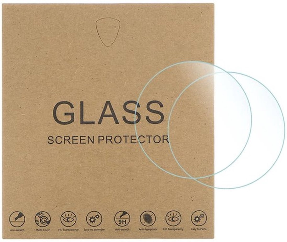 Glazen Beeldscherm Beschermfolie - HD Gehard Glas - Krasbestendig 9H Hardheid - 33 mm - Hoge Resolutie - Explosiebescherming - Geschikt v...
