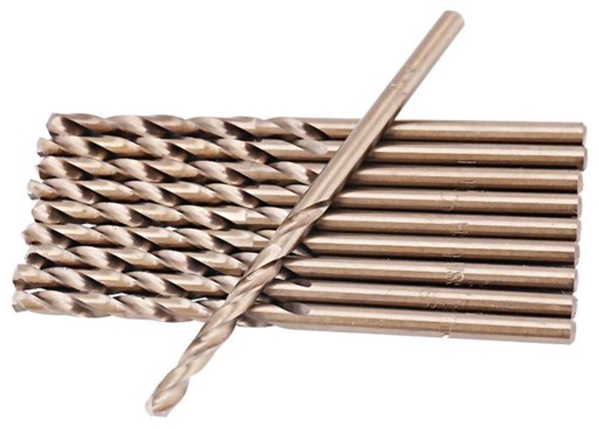 Kobaltboor 2mm - M35 Materiaal - 5% Kobalt - Hoge Hardheid - Voor Roestvrij Staal - Stabiele Prestaties - Boor