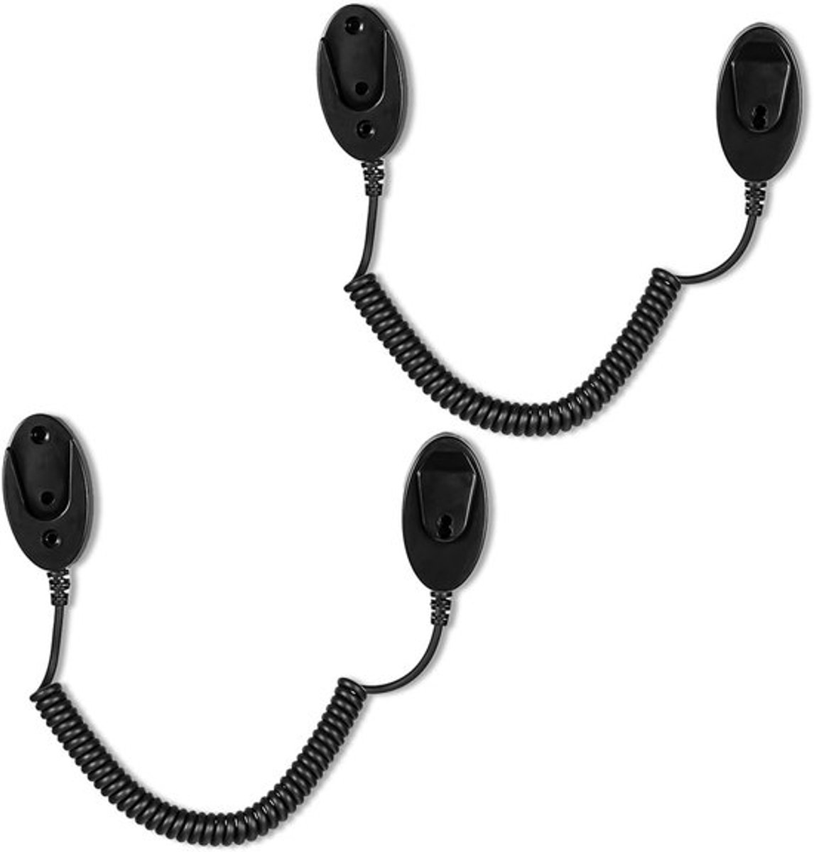 Wandhouder Magnetisch - Afstandsbedieninghouder - Wandmontage - 2 Stuks - Veertouw 21-120 cm - Veilig en Antiverval