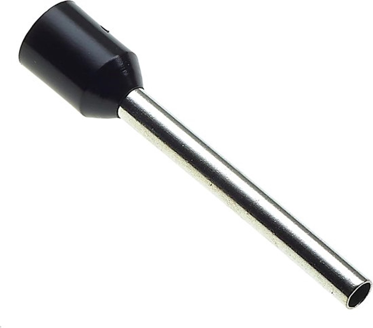 SnelShoppen - Insulated Metal Hood 8.2X1.4mm, Pack van 100 - Koper Cap Pin, Nylon Isolatie, Ferrules voor 18AWG Draad, Rood, Geschikt voor Elektrische