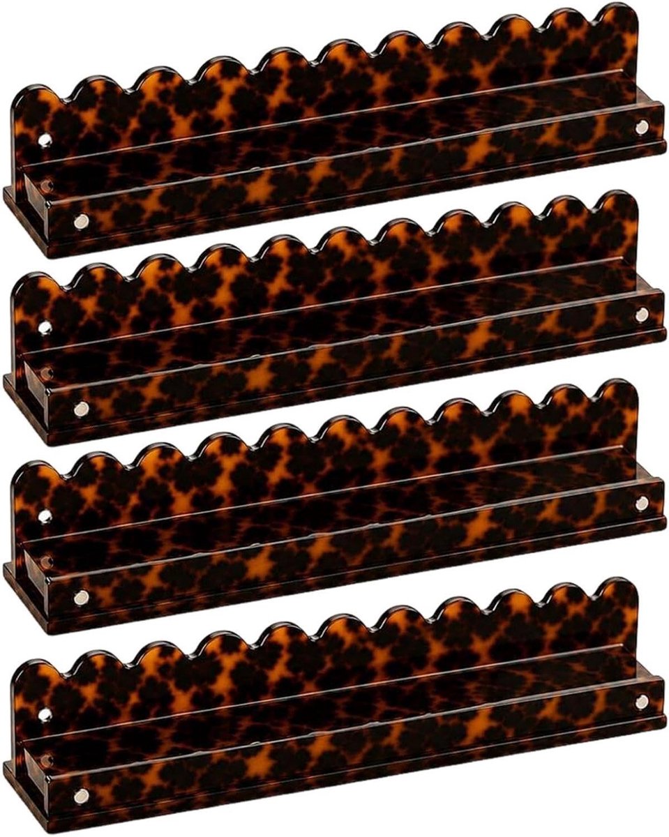 Mahjong Racks - Spel Accessoires - Gezellig Spelen - Magnetische Schuivers - 4 Stuks Set - Transparant