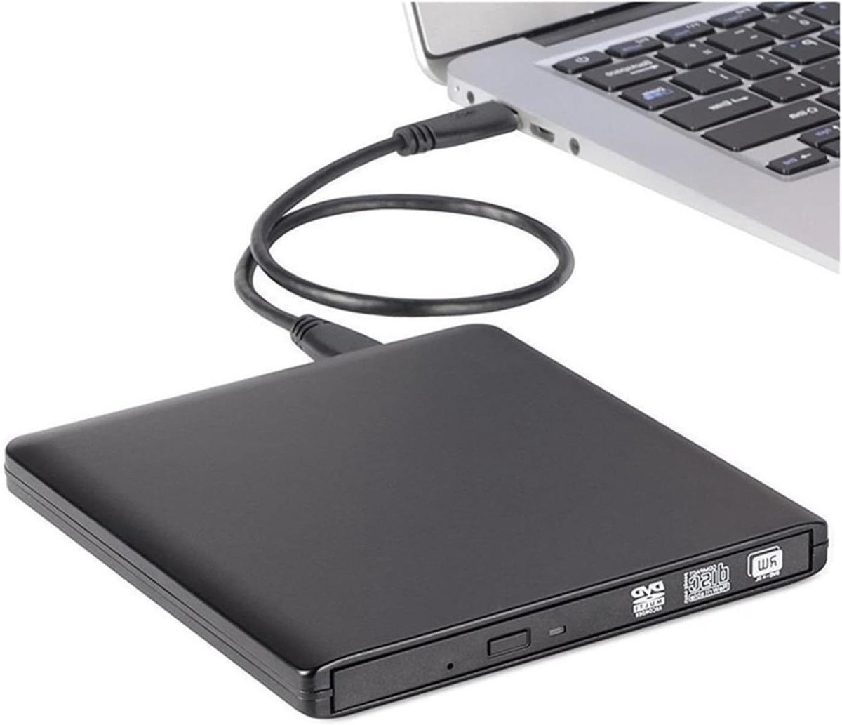 Externe DVD Brander - Schijf Station - Films Kijken - USB 3.0 Type-C - 2 MB Cache - Zwart