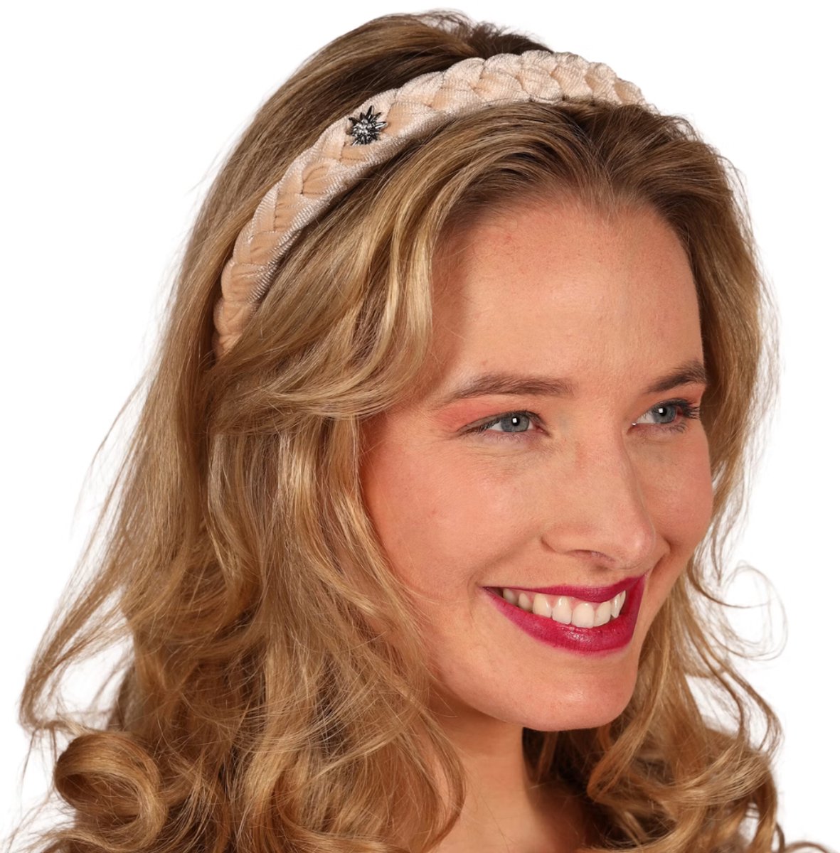 Oktoberfest Haarband Alpentraum - Beige
