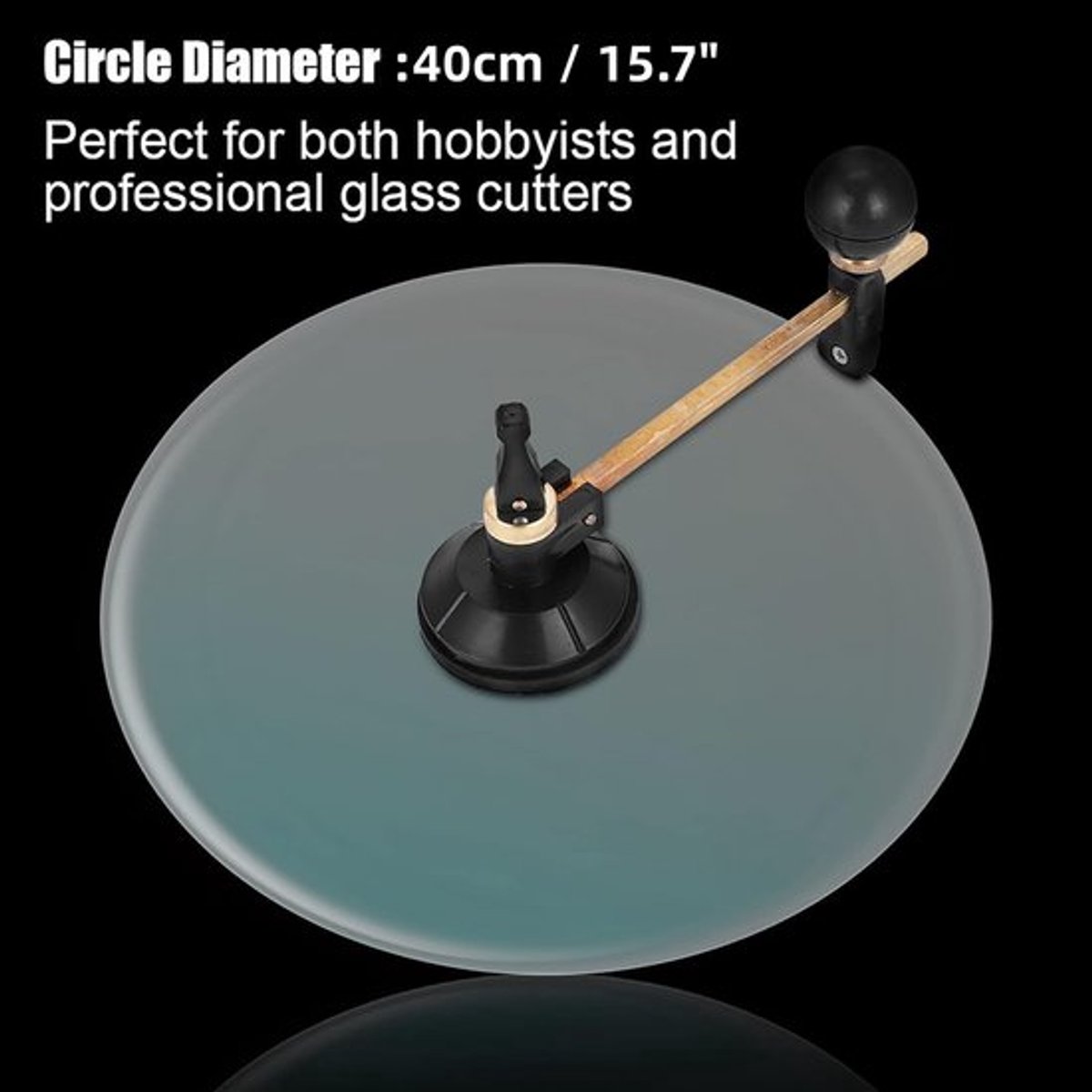 Verstelbare Kompassen - Glazen Cirkel Snijden - Ideaal voor Hobbyisten - Max. 40cm Ronde Diameter - Handig en Nauwkeurig - Voor Creatieve...