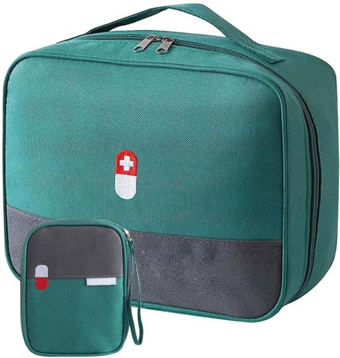 Eerste Hulp Tas Grote Capaciteit - Medicijnen Tasje - Waterdicht - Opbergzak - Medische Tas - Voor School/Reizen/Kamperen - Medicijnentas