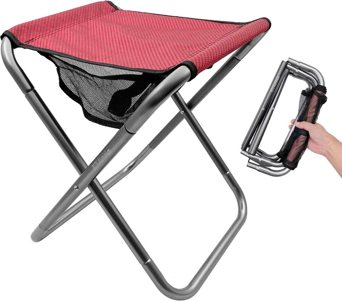 Campingstoel XXL - Opvouwbare Aluminium Stoel - Waterbestendig - Ideaal voor Kamperen - SnelShoppen