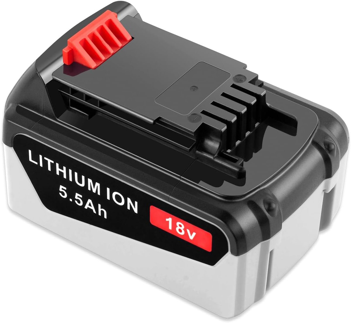 SnelShoppen - 18V Vervangende Accu Li-ion 5500mAh voor Tuin- en Huishoudelijke Gereedschappen, Compatibel met Diverse 18V Modellen