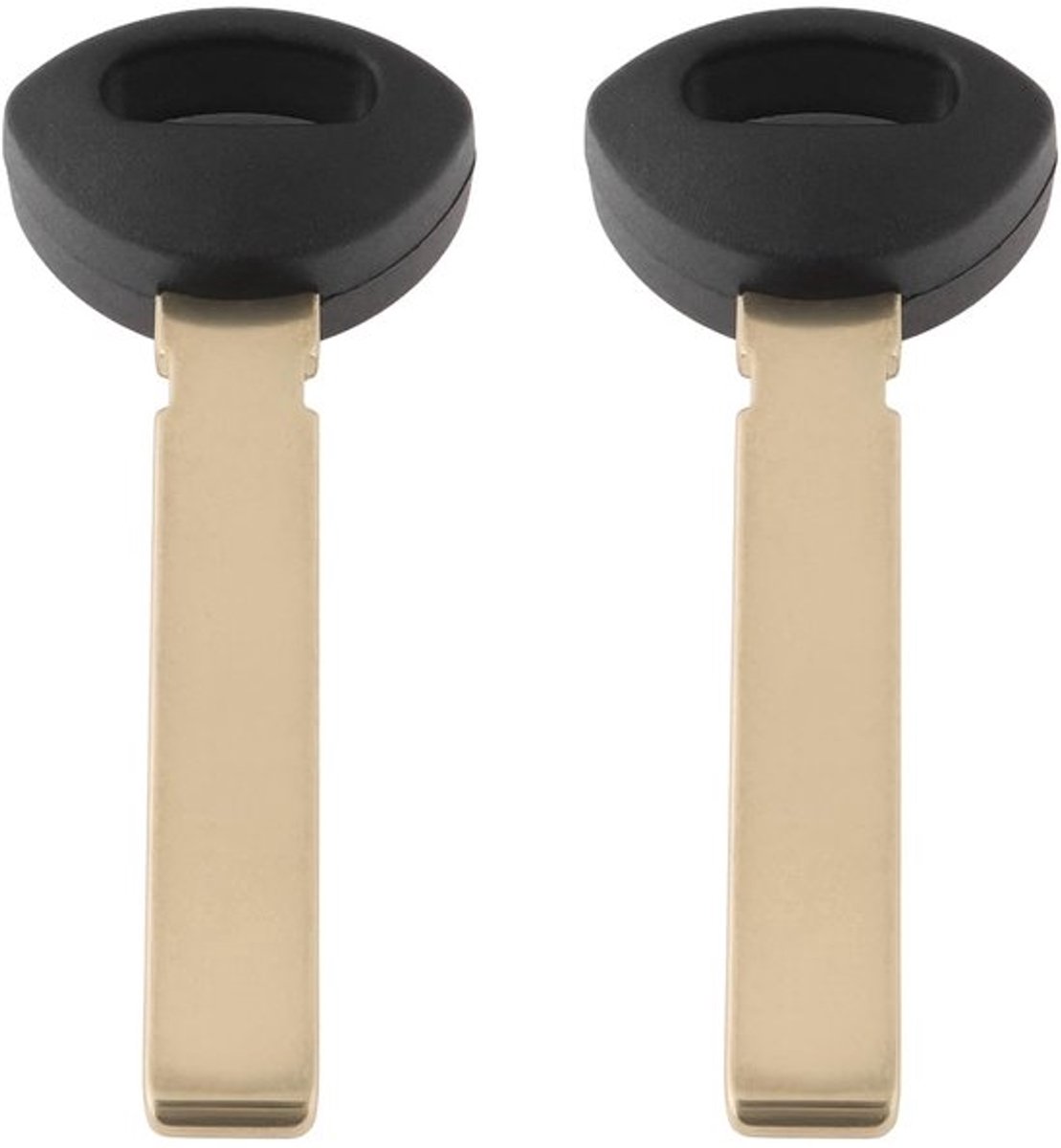 Sleutelblad 2 Stuks - Compatibel met Mini One/Cooper S R56/R57 - 3 Knoppen - Cupronickel - Slijtvast en Corrosiebestendig - Afmetingen 42x8x3 mm - Sleutelmateriaal