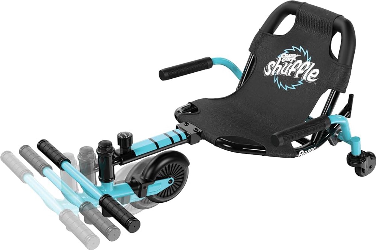 SnelShoppen - Razor Crazy Cart Shuffle, unisex handboek voor kinderen, blauw, eenheidsmaat, perfect voor buitenspeelplezier, karten, en recreatieve ac