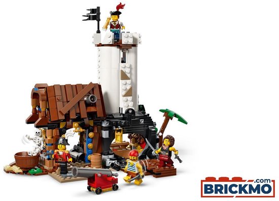 LEGO Creator 3in1 Klassiek Piratenschip Piraten Boot Speelgoed voor Kinderen 31387