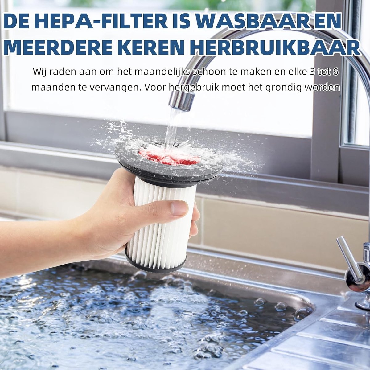 Set van 2 HEPA Vervangfilters voor Stofzuigers - Geschikt voor Bosch Unlimited en 12036642/12023349, Verbeterde Luchtkwaliteit en Filtratie