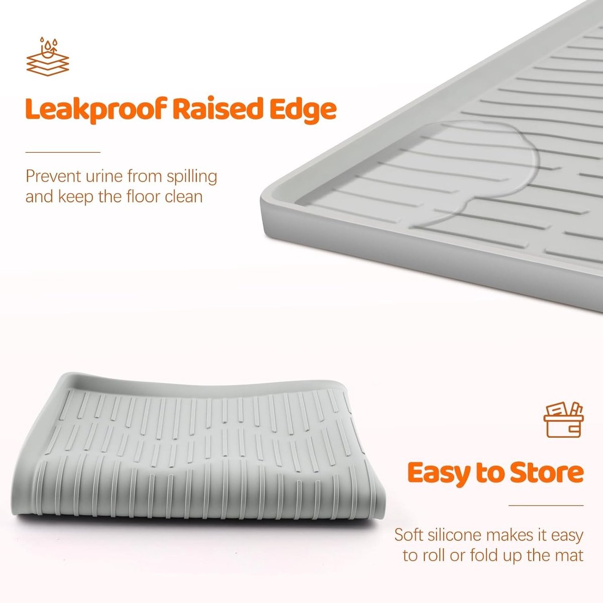 Extra grote herbruikbare puppy-training pads, 36 x 24 inch, antislip en lekvrij voor zindelijkheidstraining, vloerbescherming binnenshuis