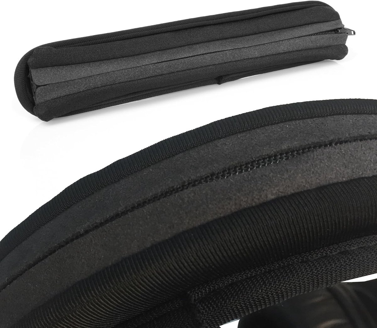 Comfortabele Hoofdband Kussen voor Over-Ear Hoofdtelefoon - Vervangende Oorkussens van Slijtvaste Stof voor Optimale Geluidskwaliteit