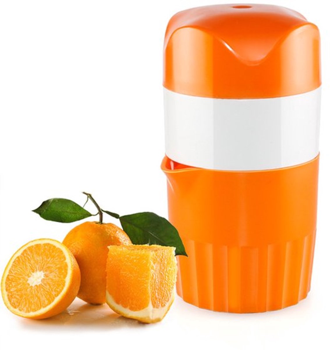 Sinaasappelsapmachine - Versgeperste fruit- en groentesapmachine - Sapcentrifuge met sapreservoir - Handmatige sinaasappelsapmachine - Fruitsapmachine