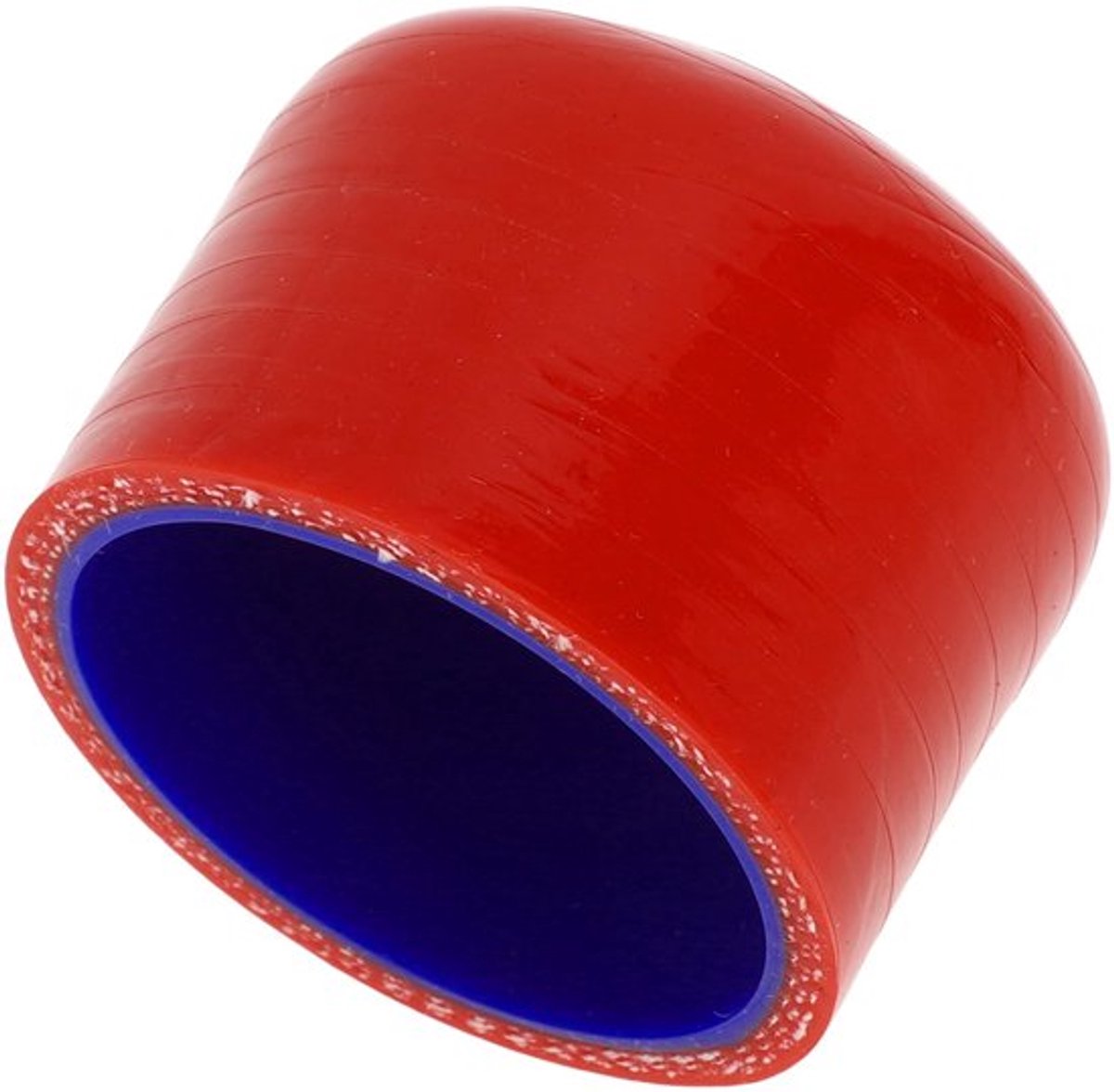Siliconen Slang 30 mm - Versterkt - 40 mm Binnendiameter - Rood/Blauw - Hoge Temperatuur Weerstand - Meerlaags Geweven Stof - Slangmondstuk