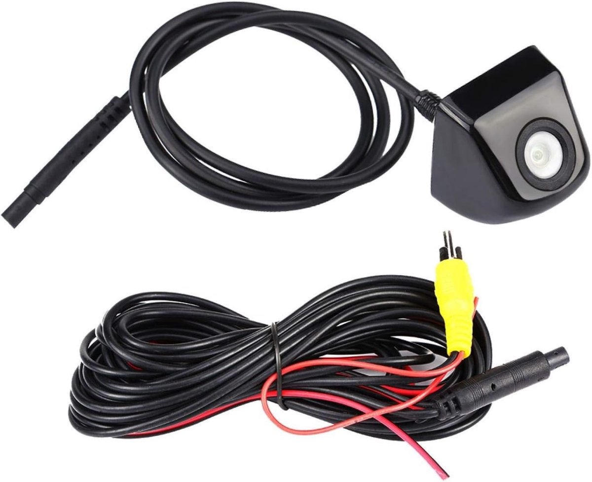 Hlyjoon Achteruitkijkcamera 170° groothoek High Definition Nachtzicht Parkeercamera 12V IP68 Waterdichte - ShopVlot