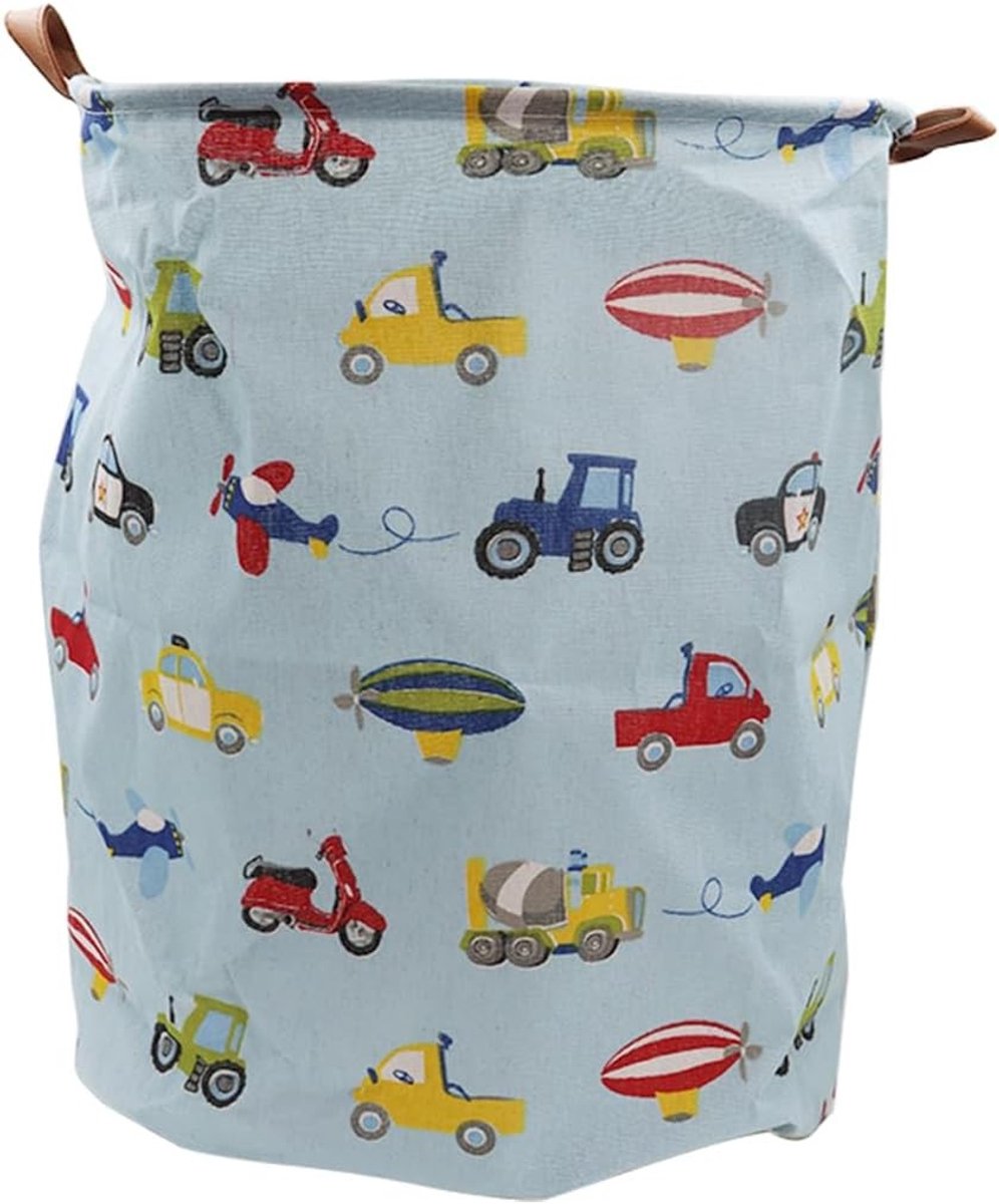 Vouwbare Waterdichte Canvas Wasmand - Ruime Opbergruimte voor Kinderkamer en Speelgoed